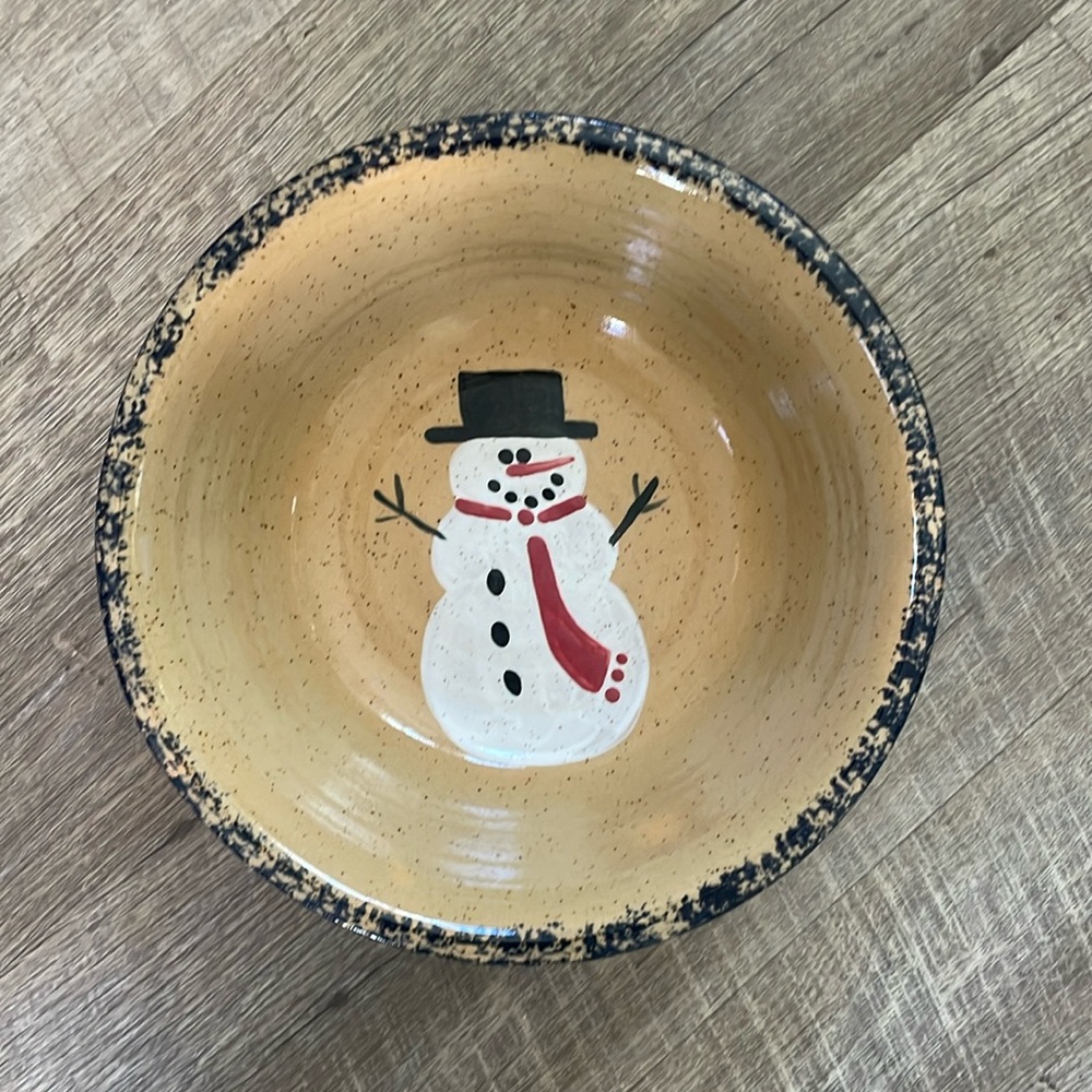 🎄•| vintage holiday bowl - Picture 1 of 6